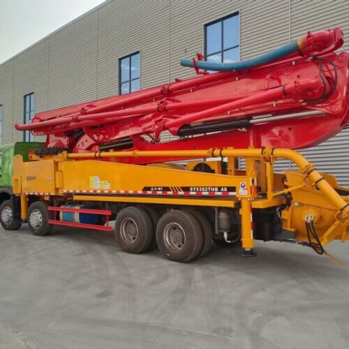 used concrete pump truck-2
