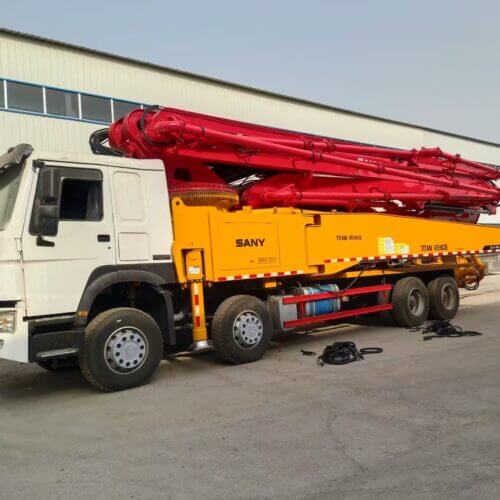 used concrete pump truck-3