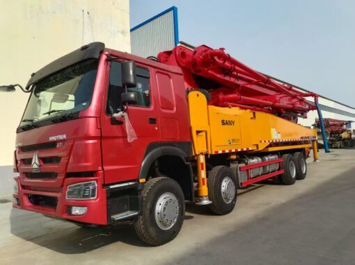used concrete pump truck-4